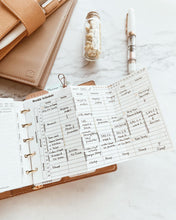 Load image into Gallery viewer, INS Minimal Style Printed Inserts - Mini/Micro 5 rings - 68 x 106 mm