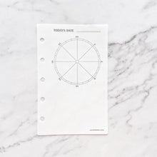 Load image into Gallery viewer, INS Minimal Style Printed Inserts - Mini/Micro 5 rings - 68 x 106 mm