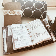 Load image into Gallery viewer, INS Minimal Style Printed Inserts - Mini/Micro 5 rings - 68 x 106 mm