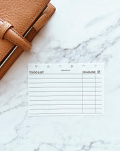 Load image into Gallery viewer, INS Minimal Style Printed Inserts - Pocket plus rings - 90 x 128 mm
