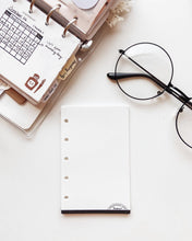 Load image into Gallery viewer, INS Minimal Style Printed Inserts - Mini/Micro 5 rings - 68 x 106 mm