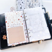 Load image into Gallery viewer, A48 - White Print Acetate Sheet/Dashboard - Pebbles