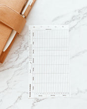 Load image into Gallery viewer, INS Minimal Style Printed Inserts - Mini/Micro 5 rings - 68 x 106 mm