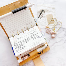 Load image into Gallery viewer, INS Minimal Style Printed Inserts - Mini/Micro 5 rings - 68 x 106 mm