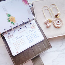 Load image into Gallery viewer, INS Minimal Style Printed Inserts - Mini/Micro 5 rings - 68 x 106 mm