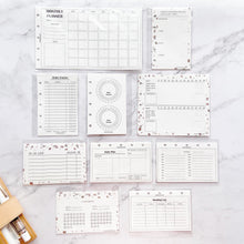 Load image into Gallery viewer, INS Minimal Style Printed Inserts - Mini/Micro 5 rings - 68 x 106 mm