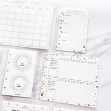 Load image into Gallery viewer, INS Minimal Style Printed Inserts - Mini/Micro 5 rings - 68 x 106 mm