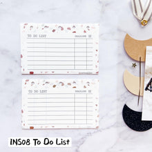 Load image into Gallery viewer, INS Minimal Style Printed Inserts - Mini/Micro 5 rings - 68 x 106 mm