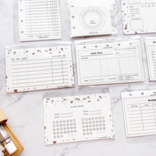 Load image into Gallery viewer, INS Minimal Style Printed Inserts - Mini/Micro 5 rings - 68 x 106 mm
