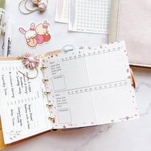 Load image into Gallery viewer, INS Minimal Style Printed Inserts - Mini/Micro 5 rings - 68 x 106 mm