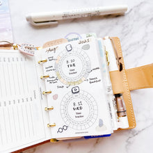 Load image into Gallery viewer, INS Minimal Style Printed Inserts - Mini/Micro 5 rings - 68 x 106 mm