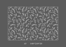 Load image into Gallery viewer, Faded Chronicle X CatspressoCo - JD150F - A5 Chronicle Planner - White-Print Floral Clear Cover