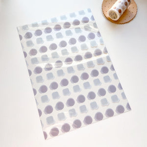 A34 - Color Acetate Sheet/Dashboard - Dots