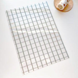 A37 - Color Acetate Sheet/Dashboard - Green grids