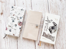 Load image into Gallery viewer, JD147 - Hobonichi Weeks Regular/Mega - Pure Clear Cover with pockets and Snap Closure
