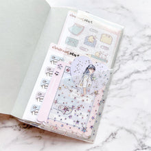 Load image into Gallery viewer, JD34W - B6 Stalogy - Milky White Star Glitter Cover