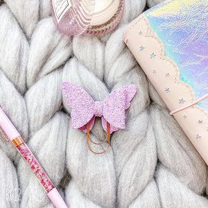 Purple butterfly Bow Accessories