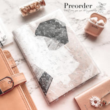 Load image into Gallery viewer, PREORDER - JD33F - Hobonichi Cousin (A5) - White-Print Floral Clear Cover