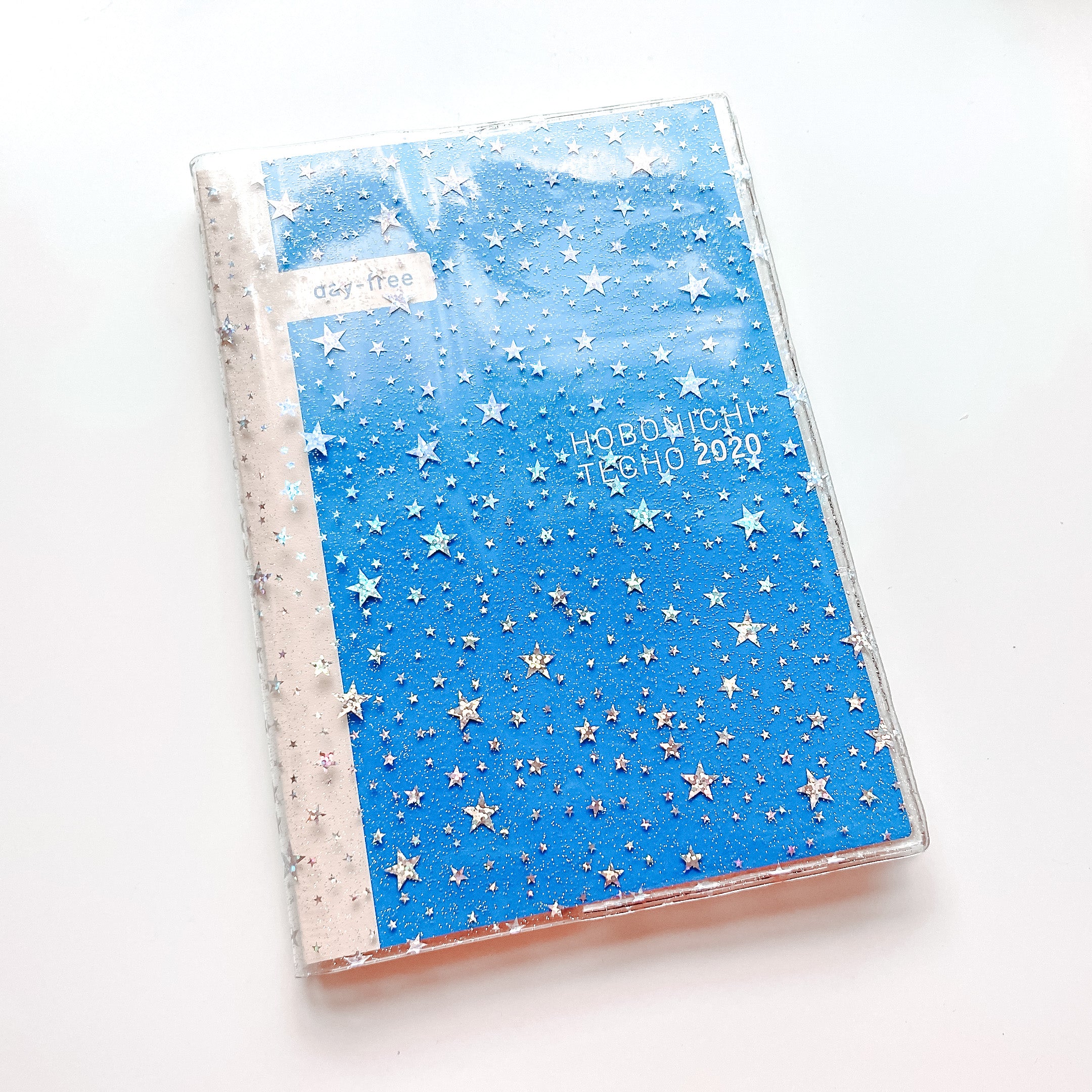 JD107 - Hobonichi Weeks Regular - Star Glitter Cover with pockets