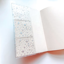 Load image into Gallery viewer, JD33 - Hobonichi Cousin (A5) - Clear Star Glitter Cover