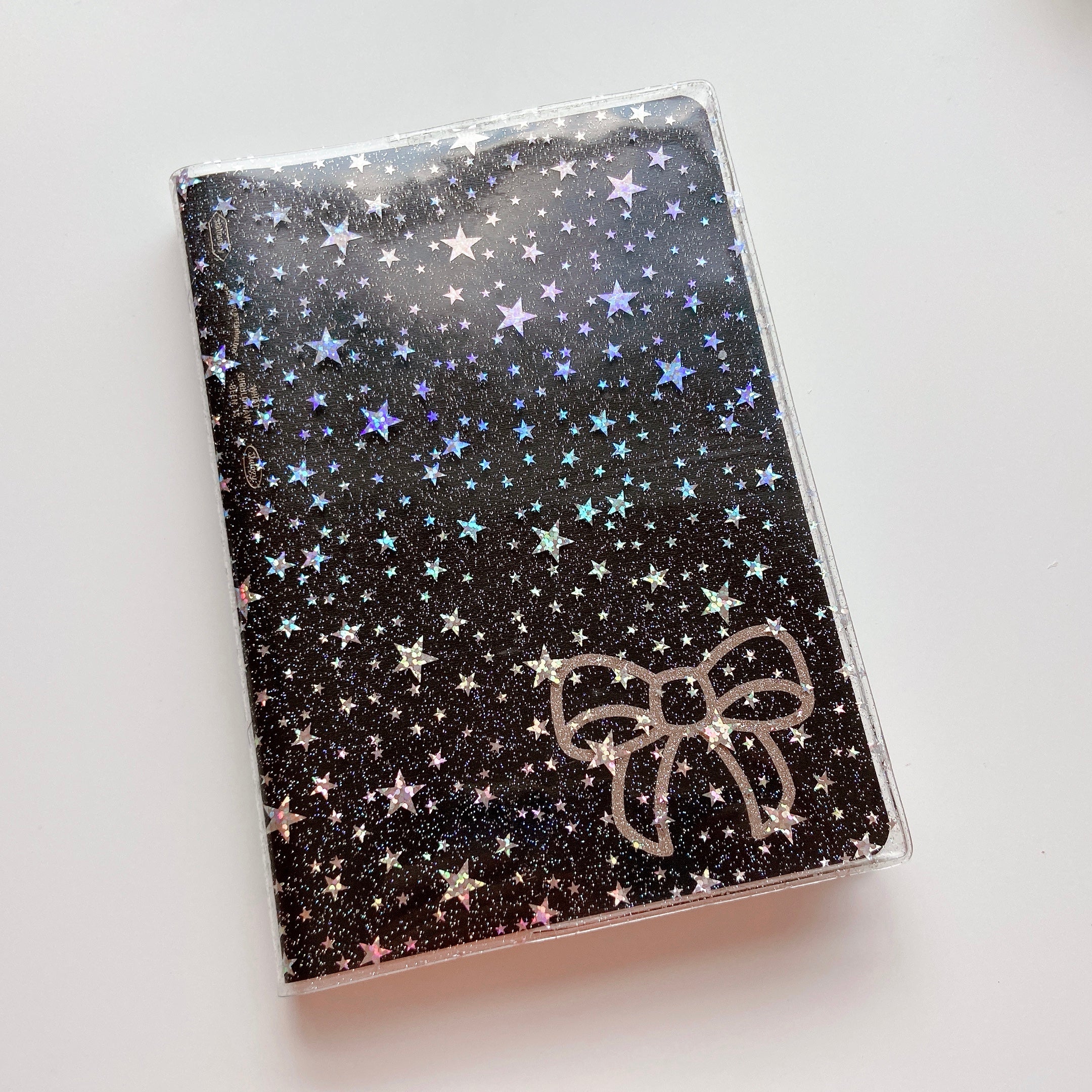 JD33 - Hobonichi Cousin (A5) - Clear Star Glitter Cover – CatspressoCo