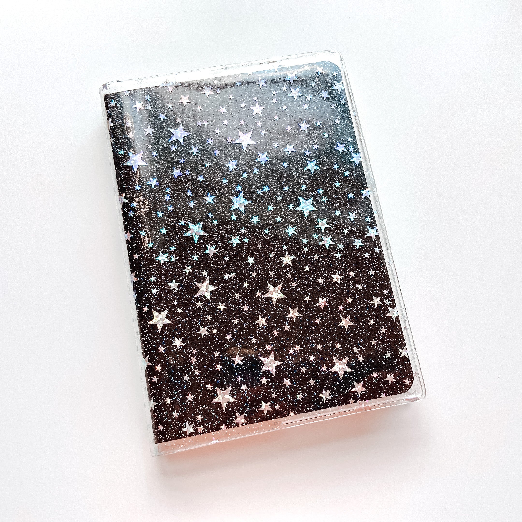 JD132 - B6 Stalogy - Clear Star Glitter Cover with Snap Closure –  CatspressoCo