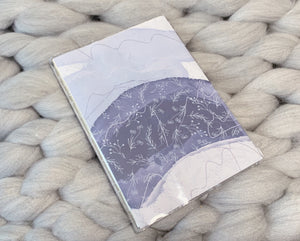 JD33F - Hobonichi Cousin (A5) - White-Print Floral Clear Cover