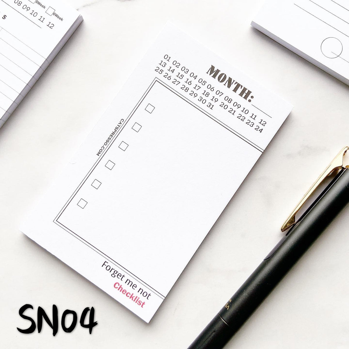 Minimal Style Notepads – CatspressoCo