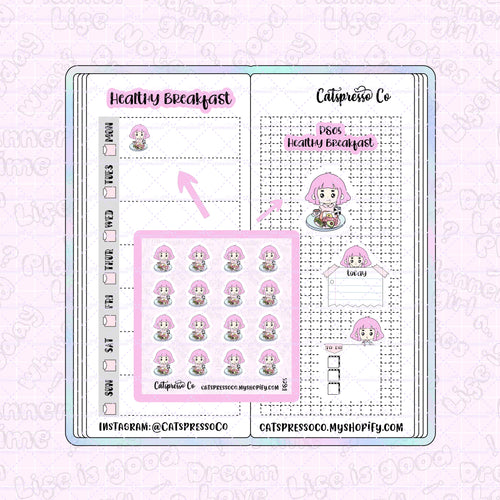 PS05 - Healthy Breakfast Planner Sticker