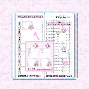 PS08 - Functional Box Samplers 2 Planner Sticker