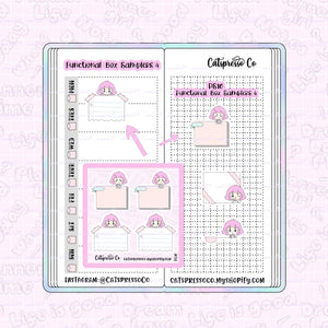 PS10 - Functional Box Samplers 4 Planner Sticker