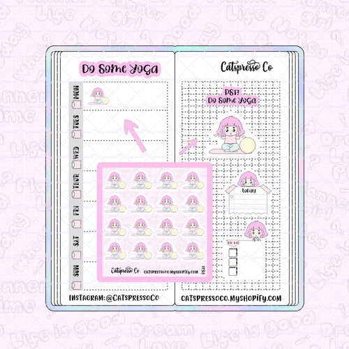 PS17 - Do some Yoga Planner Sticker