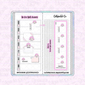 HW04 - To Do List Boxes Planner Sticker