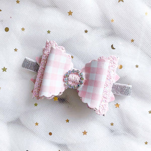 Gingham Bow Planner Accessories